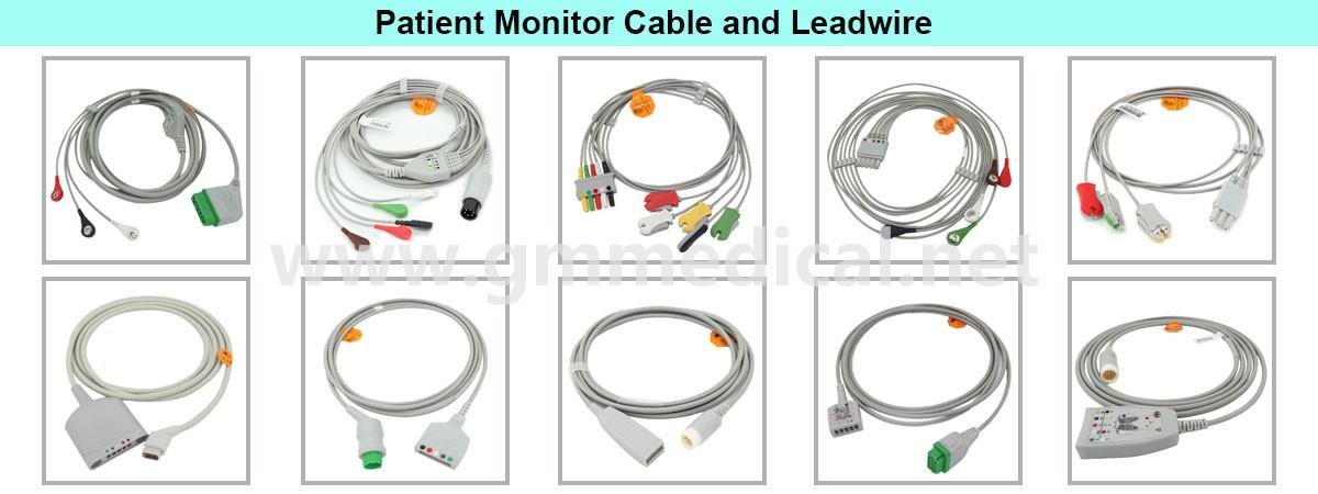 리드선이있는 ECG 케이블 ECG cable with leadwires