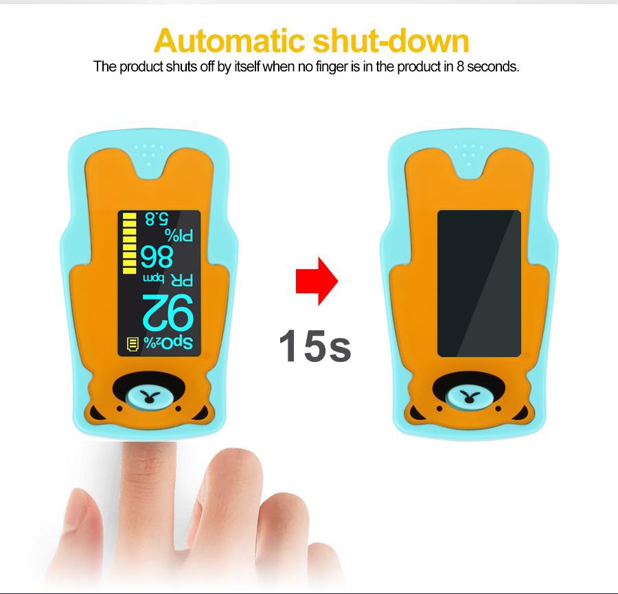 어린이 손가락 산소 농도계 4
