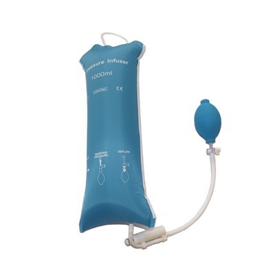 압력 주입 백, 압력 디스플레이 포함