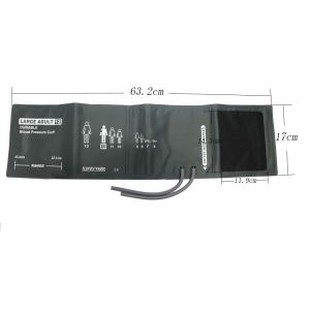 큰 성인 # 12 내구성 Nibp 커프, 32.1-43.4cm 팔 둘레, 가스통 없음