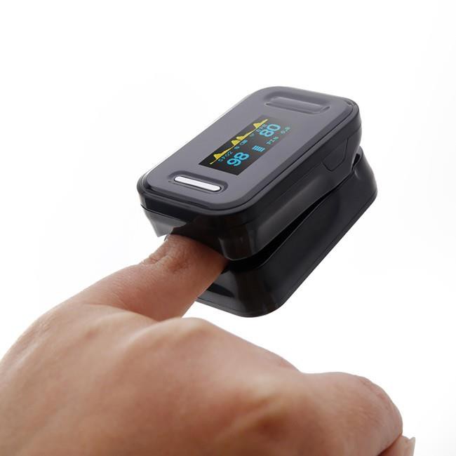 Handheld SPO2 PR Monitor Finger Pulse Oximeter